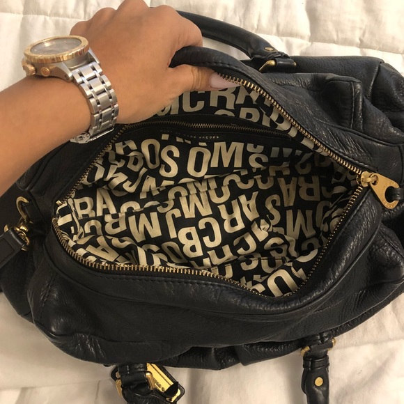 Black leather Marc by Marc Jacobs crossbody large - Picture 5 of 8